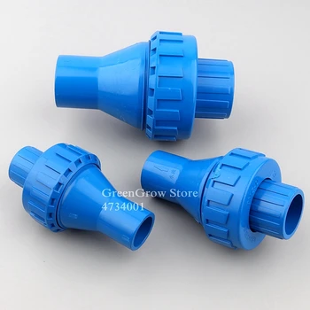 1 ~ 5шт 20 25 32 мм PVC Обратен Клапан Градинска Напоителна Система Конектори Водопроводни тръби Фитинги за Аквариум от PVC Обратен клапан