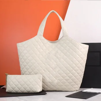 2022 класическа луксозна дамска чанта на едно рамо, марка модна дизайнерска чанта ICARE от телешка кожа, дамски чанта с добро качество