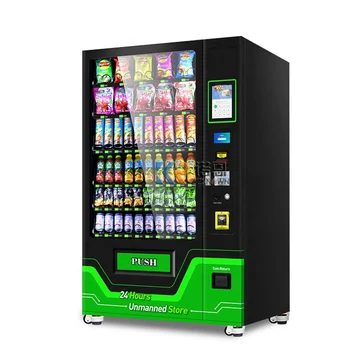 2022 Медицина Откалывает играчки закуски и Вендинг автомат за напитки, Вендинг машина със сензорен екран Хладилен Тънък с Четец-media reader