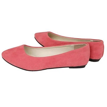 COVOYYAR/Хит на продажбите 2022 г., женски лоферы на равна подметка ярки цветове с остри пръсти, пролетни лаконичен бели ежедневни обувки без закопчалка, Размер 35-43 WFS908