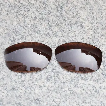 E. O. S Поляризирани Подобрени сменяеми лещи за слънчеви очила Oakley-Pit Bull - Earth Brown Polarized