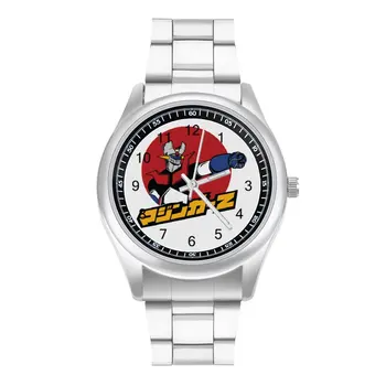 Mazinger Z Кварцов Часовник Бронята на Бог Ежедневни Дамски Ръчни Часовници Проектиране на Стоманени Спортни Ръчен Часовник с Широка Каишка