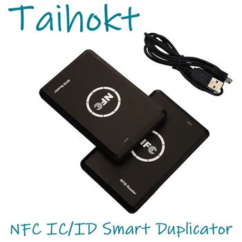 RFID Умен Програмист 125 khz T5577 Карта Писател 13,56 Mhz, Четец на Ключове за Криптиране IC, ID, Белег Копирна Машина NFC Чип Етикет USB Восъчни