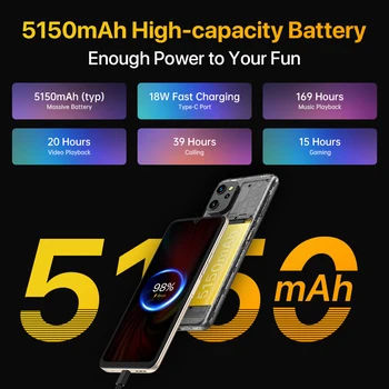 UMIDIGI F3 5G Смартфон 2022 НОВ Android 12 Телефон Dimensity 700 6,7 