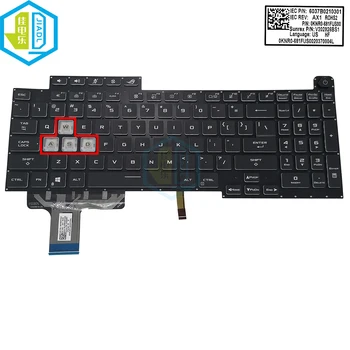 US Цветни RGB Клавиатура със задно Осветление За ASUS ROG Stirx G17 G713 G713Q G713QE G713QR 0KNR0-681FUS00 на Клавиатури за лаптопи с кристали keycaps