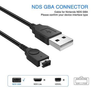 USB Кабел За Зареждане на Nintendo DS NDS GBA SP GBASP Зарядно Устройство Кабел Адаптер За Game Boy Advance SP Аксесоари За Конзоли