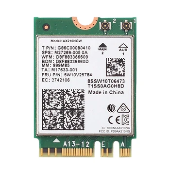 WiFi 6E 3000 Mbps Intel AX210 AX210NGW Bluetooth 5,2 Двухдиапазонная 2,4 G/5G/6G WiFi Карта 802.11 AX/AC PCIe PCI Express Мрежовата карта