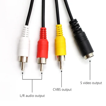 Wiistar, HDMI, AV CVBS, S video Converter Адаптер Композитен R/L Аудио 1080P HDMI2AV CVBS, S Video Converter