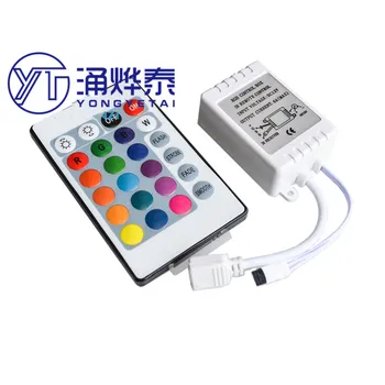 YYT 12 контролер инфрачервен 24 ключ RGB цветни светлини с твърд светлина бар 3528 smd 5050 модул IR44 ключ дистанционно управление