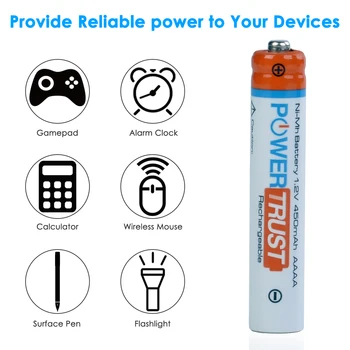 Акумулаторна батерия АААА и зарядно устройство АААА USB за батерии Surface Pen Аларми прожектори и други електронни играчки