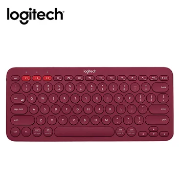 Безжична Bluetooth клавиатура Logitech K380 преносима многофункционална клавиатура Apple phone ipad компютър mac ультратонкая клавиатура без звук