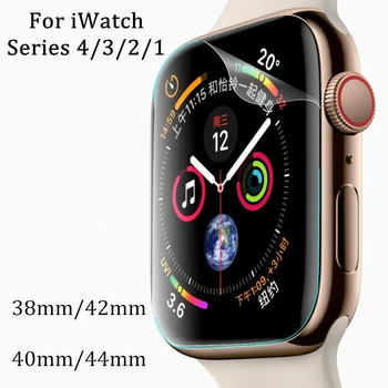 Гидрогелевая Защитно Фолио За Apple Watch Screen Protector iwatch 6 5 4 3 2 1 SE Series Watch Фолио 38 мм 40 мм 42 мм 44 мм Меко Стъкло