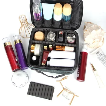 Дамски преносима модни косметичка, водоустойчив козметична чанта за съхранение, козметична чанта за съхранение с голям капацитет, кутия за красота