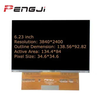 Екран ЛКД 6.23 инча 4c Моно с екран ЛКД резолюция 3840*2400 за принтер 3D
