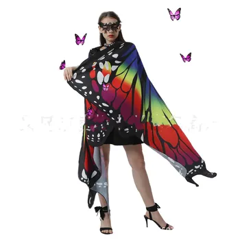 Жените Крила на Пеперуда Пеперуда Маскарадная Маска Антена Превръзка на Главата за Хелоуин Вечерни Страхотни Дами Наметало Костюм Нимфи Pixie