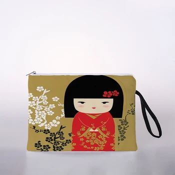 Женското кимоно, Косметичка с принтом за момичета, Модни Дамски Косметичка-Органайзер за пътуване, Цветен Дамски чанта За съхранение