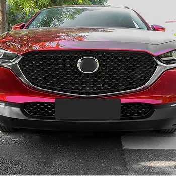 За по-Предна по-Ниска Средна Сетчатое Украса Броня Долните Решетки, Защитни Поставка за Mazda CX 30 CX-30 2020 2021