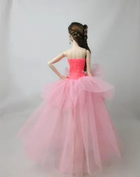 калъф за дрехи за Барби кукли, аксесоари за дрехи за принцесата, търговия дрехи, сватбена рокля, дрехи с голям пола