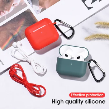 Калъф за слушалки 5 в 1 за Apple Airpods 3, Защитен калъф за слушалки За Airpods 3, Чанта за съхранение на слушалки, аксесоари за слушалки