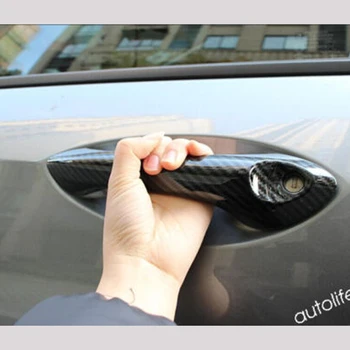 Капачка на Дръжката на Вратата от Въглеродни Влакна за Chevrolet Tracker 2019 2020 2021 2022 Луксозни Аксесоари за Автомобили Притурка Етикети За Полагане на Покритие