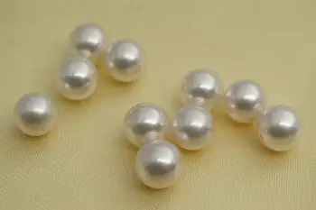Кръгла перла Akoya, 7.5-8 мм AAA, произведено в Япония, мъниста от култивирани перли, топчета от естествен рассыпчатого перли, наполовина просверленная подходяща двойка.