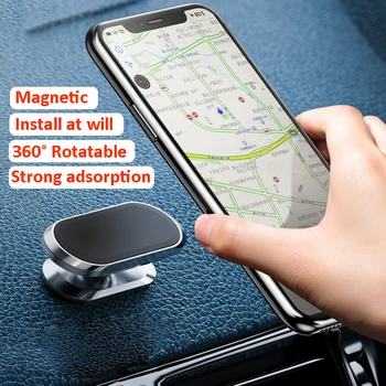 Магнитен Кола Телефона на Таблото Телефон Поставка За iPhone 11 12 Huawei Samsung Универсален Магнит От Сплав С Автомобилен GPS Притежателя на Телефона
