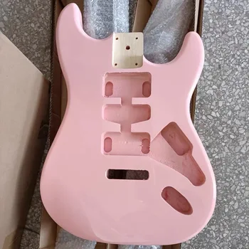 Направи си САМ Custom Strat Guitarra Електрическа Дубликат Част на Дънера на Топола ST Корпус на Китара Гланцирана Цветна, за да го получите HSH