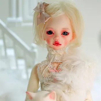 Нови рафтове Подобрена смола BJD 1/4 кукла Ларина без очи играчки гореща разпродажба модни кукли Подобрена смола петно