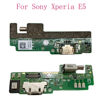 Оригинален USB Порт за Зарядно Устройство, Зарядно устройство За Sony Xperia E5 F3311 F3313 C1604 USB Конектор За Зареждане на Гъвкав