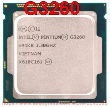 Оригиналния cpu Intel Pentium Процесор G3260 3,30 Ghz, 3 М Двуядрен Гнездо 1150 Безплатна доставка бърза доставка