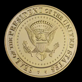 Президентската монета Отново Ще направи Америка Велика Спомен САЩ Коллекционный Подарък Златна Монета с Изображение на Тръмп Колекционерско Изкуство Монета Тръмп