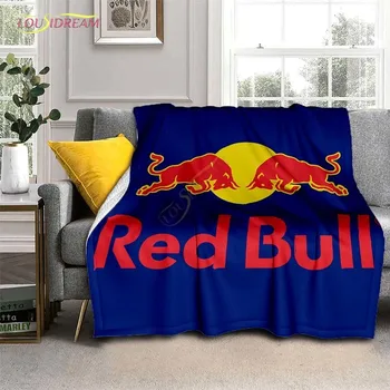 Червено двойно бик одеяло фланела одеало меко руно хвърли Одеало за спални Разтегателен Диван
